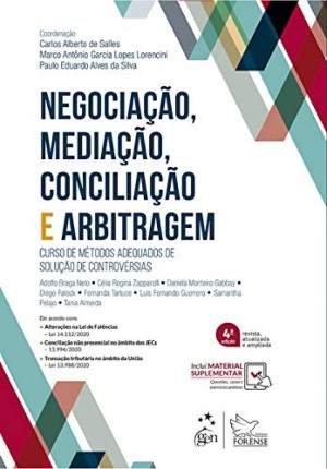 Negociação, mediação, conciliação e arbitragem: curso de métodos adequados de solução de controvérsias