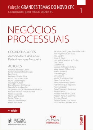 Os negócio [sic] jurídicos processuais e a arbitragem