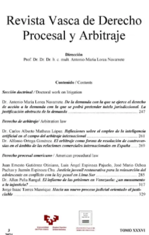 Reflexiones sobre el empleo de la inteligencia artificial en el campo del arbitraje internacional